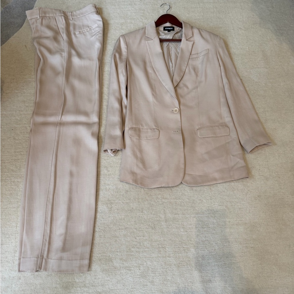 Express Beige Women's Suit Set